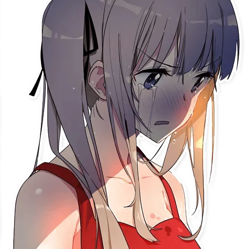 Аниме грусть | Anime sadness sticker 😭
