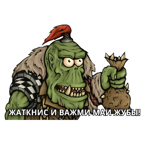 WH40K Orcs — sticker 🤜