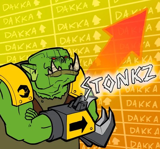 Telegram Sticker «WH40K Orcs —» 🖕