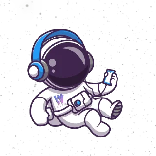 Space Life stiker 🎧