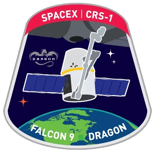 Стикер Telegram «Космос и эмблемы Space X» 😌