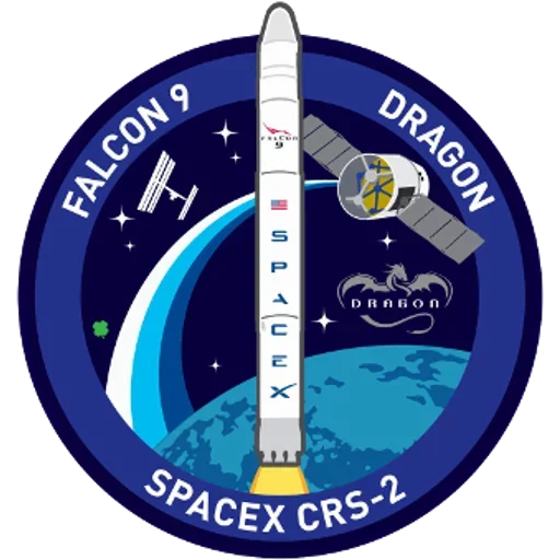 Космос и эмблемы Space X stiker 😌