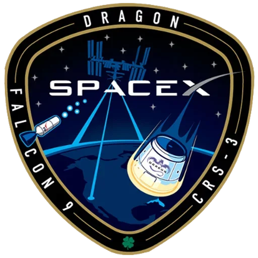 Стикер Космос и эмблемы Space X 😏