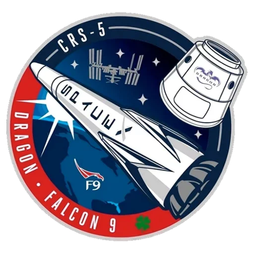 Космос и эмблемы Space X stiker 😊
