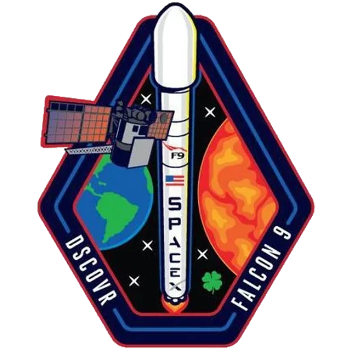 Telegram Sticker «Космос и эмблемы Space X» 😌