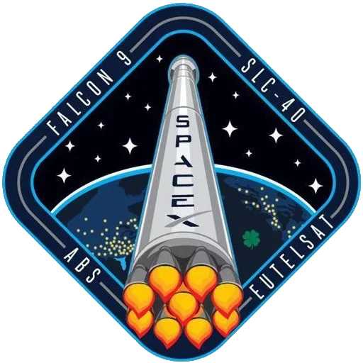 Космос и эмблемы Space X stiker 🤣