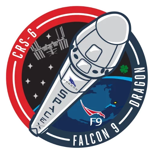 Космос и эмблемы Space X stiker 😕