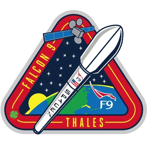 Космос и эмблемы Space X sticker 🤨