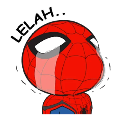 spiderman emoji 😭