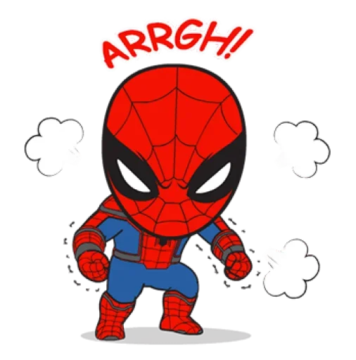 spiderman emoji 😤
