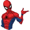 Telegram emoji «Spider Man | Человек Паук» 😕