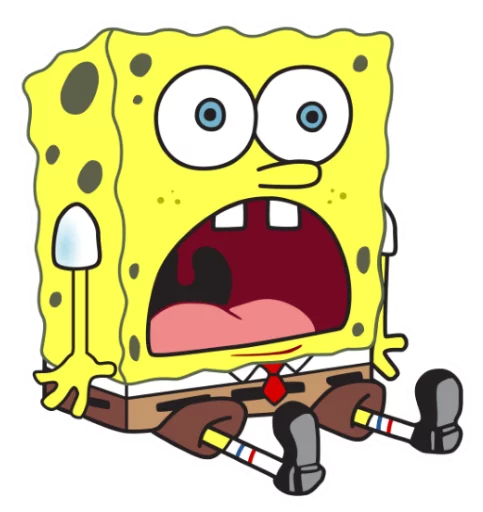 Spongebob emoji 😧
