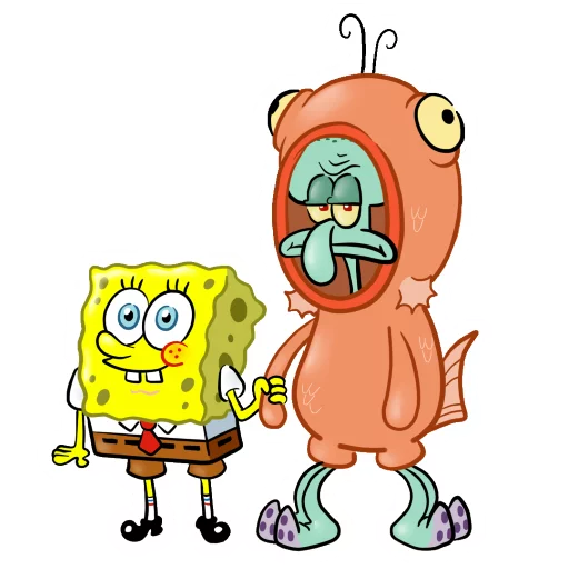Telegram Sticker «Spongebob» 👬