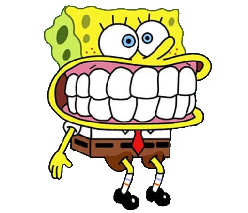 Spongebob emoji 😬