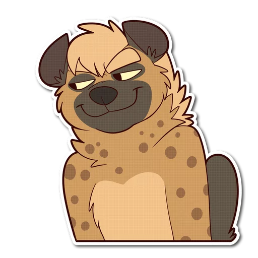 Spotted Hyena stiker 😏