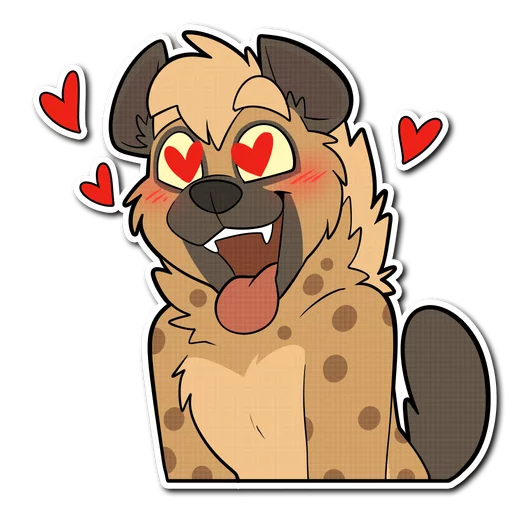 Spotted Hyena emoji 😍