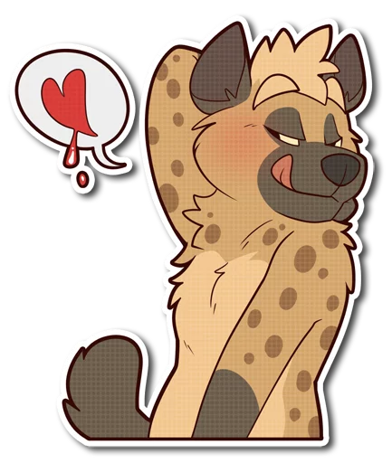 Spotted Hyena stiker 😘