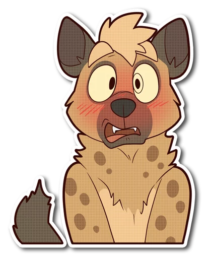 Spotted Hyena stiker 😳