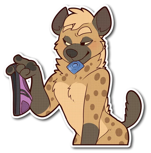 Spotted Hyena emoji 😘