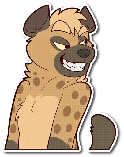 Spotted Hyena stiker 😁