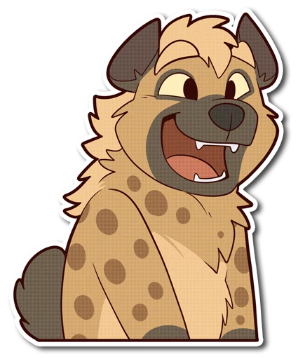 Spotted Hyena stiker 😃