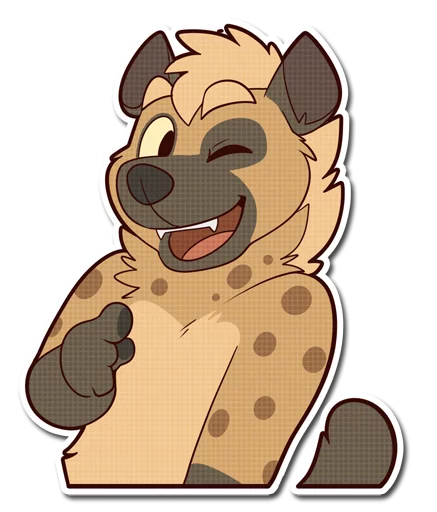 Spotted Hyena emoji 😉