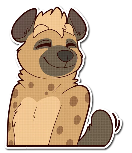 Spotted Hyena emoji 😊