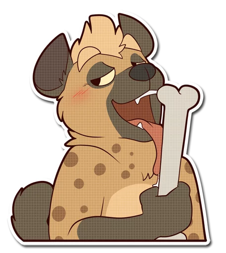 Spotted Hyena stiker 😏
