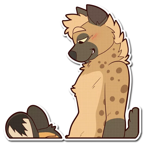 Spotted Hyena emoji 💦
