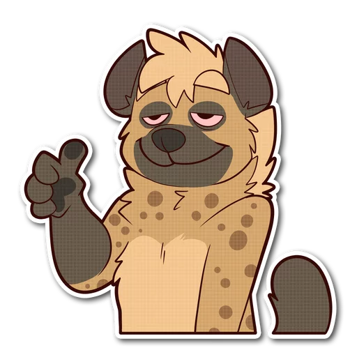 Spotted Hyena emoji 🌳