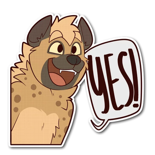 Spotted Hyena emoji ✅