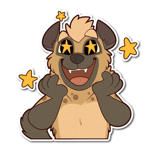 Spotted Hyena emoji ⭐