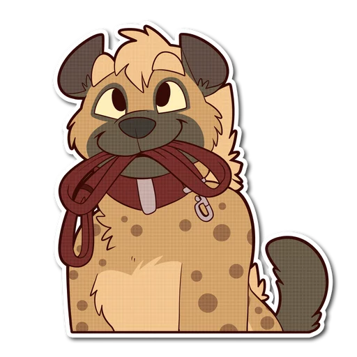 Spotted Hyena emoji 🐶