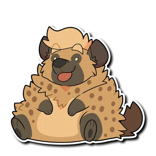 Spotted Hyena emoji 😋
