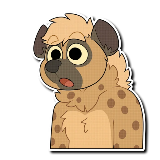 Spotted Hyena stiker 😮