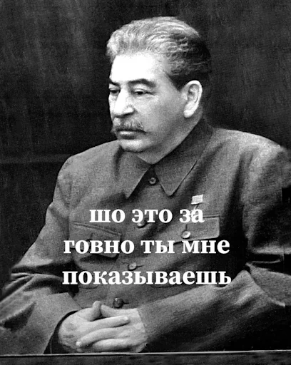 Стікер Сталин 💩