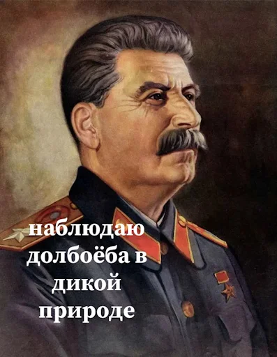 Стікер Telegram «Сталин» 🙄