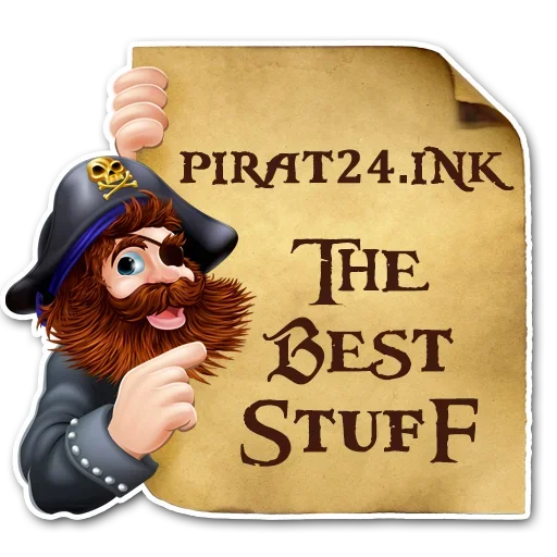 Стикер Telegram «Стань Пиратом» 😚
