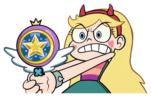 Стикер Star vs the forces of evil 👿
