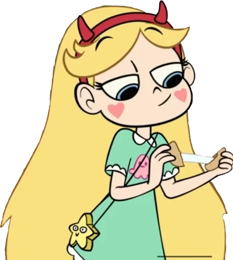 Telegram stiker «Звездная принцесса против сил зла» 😏