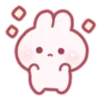 Telegram emoji Пушистый кролик