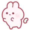 Telegram emoji Пушистый кролик
