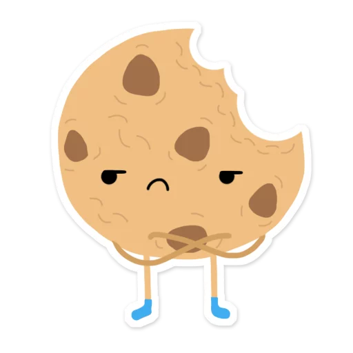 Стикер Telegram «Cookies» 😒