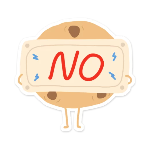 Telegram Sticker «Cookies» 👎