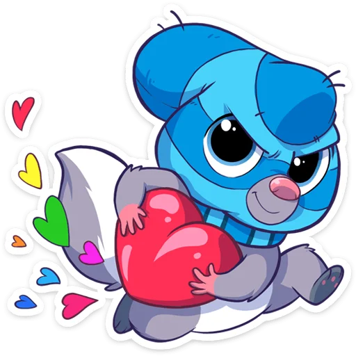 Telegram Sticker «Скунс Стёпа» ❤️