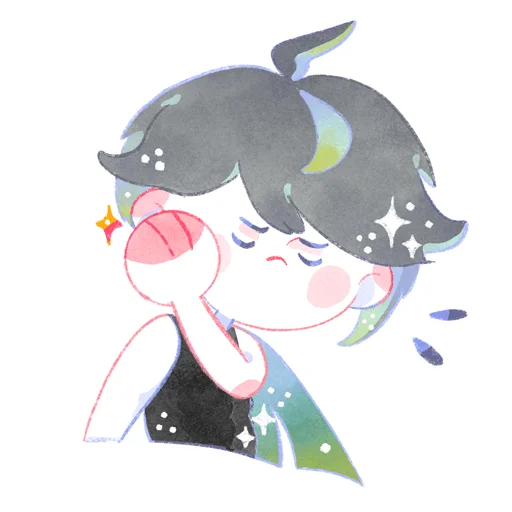 Telegram Sticker «Авторский стикерпак Genshin Impact» ✨