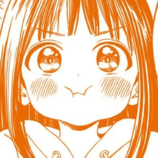 Telegram stiker «Orange (anime chan)» 🧡