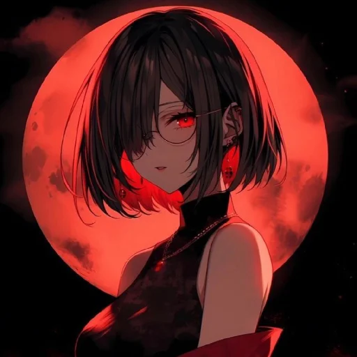 Red (anime chan) stiker ♦️
