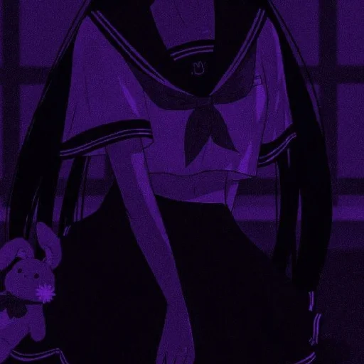 Violet (anime chan) emoji 💜