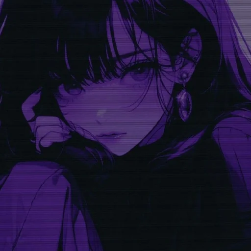 Стикер Violet (anime chan) 💜